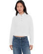 Long Sleeve Polo Sweatshirt