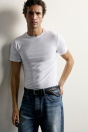 Zara БАЗОВАЯ футболка SLIM-FIT /01 Вэй?