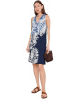 Carmela Coastal Fronds Sleeveless Dress