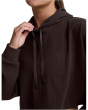 Breathe Easy Ribbed Cropped Hoodie