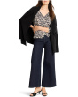 Petite Wild Dot Buttoned Up Pullover Sweater