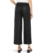 Crop Mid-rise Wide Leg Pant With Patch Pockets 27" Inseam