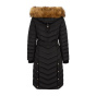 Firetrap Женская удлиненная куртка-фугу с капюшоном и длинными рукавами, подпоясанная поясом