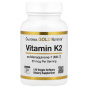 California Gold Nutrition, витамин K2 (в виде менахинона-7), 50 мкг, 120 растительных капсул