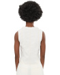 Sleeveless Pintucked Woven Top with Ruffles