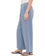 Organic Cotton Doubleweave Ankle Wide Pants