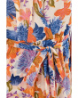 Wrap Front Bubble Sleeve Maxi