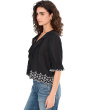 Ruffled Puff-Sleeve Top