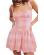 Laurel Plaid Mini Dress