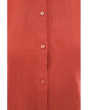 Organic Handkerchief Linen Classic Collar Long Shirt
