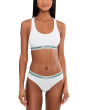 Contrast Band Stretch Cotton Bralette