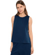 Garment Dyed Terry Crew Neck Tank