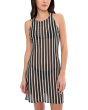 Cabo High Neck Stripe Dress