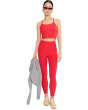 Spacedye Slim Racerback Cropped Tank