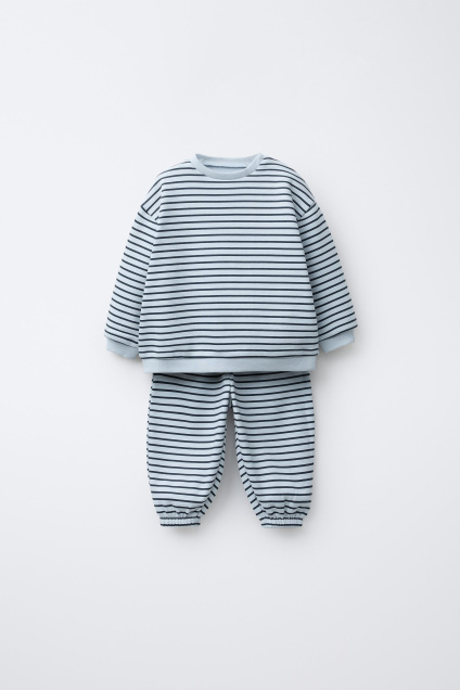 Zara Толстовка И СПОРТИВНЫЕ ШТАНЫ В полоску 495674776-427-6