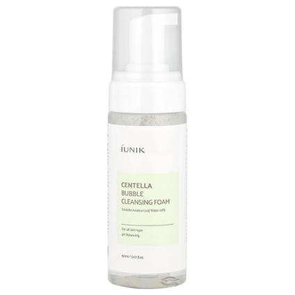 iUNIK, Очищающая пенка с Centella, пузырьковая очищающая пенка, 150 мл (5,07 жидк. унц.)