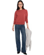 Long Sleeve Open Crew Neck Sweatshirt