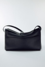 Zara СУМКА ЧЕРЕЗ ПЛЕЧО ИЗ ЧЕРНОЙ КОЖИ