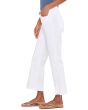 27" Hannah Mid-Rise Crop Flare Jeans with Twisted Slit