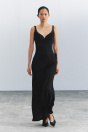 Zara КОЛЛЕКЦИЯ VESTIDO LARGO ZW черный