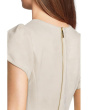 Suede Tulip Sleeve Sheeth