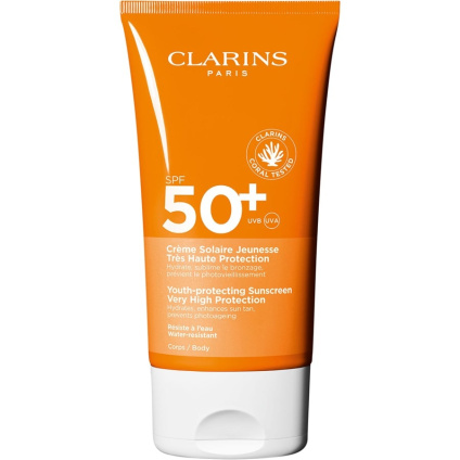CLARINS Солнцезащитный крем Solaire Jeunesse Très Haute Protection SPF 50+ - 150 мл