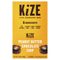 KiZE Life Changing Bar, арахисовая паста и шоколадная крошка, 10 батончиков по 45 г (1,6 унции)