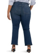 Plus Natalie High Rise Bootcut-wide Double Button Waistband With Pintuk