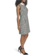 Sleeveless Tweed Aline with Collar