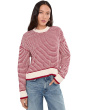 Madewell Женский хлопчатобумажный пуловер Joanna с фактурной строчкой