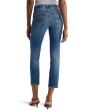 Mari Mid-Rise Slim Straight Crop Jeans in 13 Years Reign