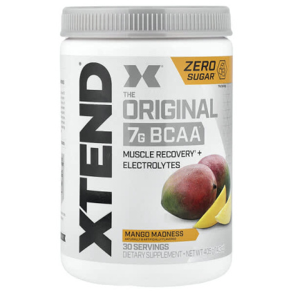 XTEND, добавка с 7 г BCAA, со вкусом манго, 405 г (14,3 унции)