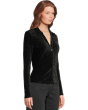 Textured Velvet Button Up