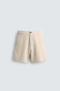 Zara ШОРТЫ-БЕРМУДЫ ОБЫЧНОЙ ФОРМЫ СО СТРУКТУРНЫМ РИСУНКОМ 515287369-052-2