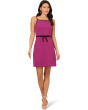 Bow Crepe Short Dress