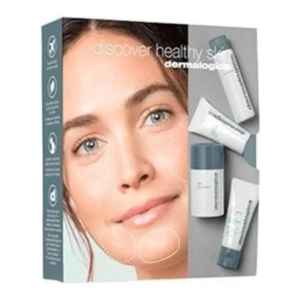 Dermalogica Подарочный набор для ежедневного ухода за кожей Double Cleanse 30 мл + специальный очищающий гель 15 мл + отшелушивающий 13 г + увлажняющий крем 15 мл - 1 шт.