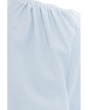 Jacee Shirred Shoulder Tee