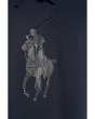 Leather-Pony Double-Knit Hoodie