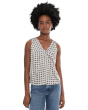 Twist V-Neck Sleeveless Top