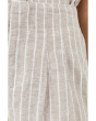 Petite Lenox Wide Leg Striped Linen Pants