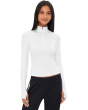 Stevie Active Rib Half Zip Waist Length