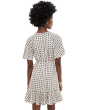 Center Front Keyhole Raglan Skater Dress