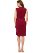 Ruffle Scuba Midi Dress