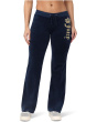 Juicy Couture Женские спортивные брюки Heritage с широкими штанинами и графическим рисунком