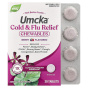 Natures Way, Umcka, жевательные таблетки для облегчения симптомов простуды и гриппа, для детей от 6 лет, с ягодным вкусом, 20 таблеток