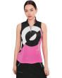 Vision Print Abstract Sleeveless Top