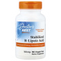 Doctors Best, стабилизированная R-липоевая кислота, 100 мг, 180 растительных капсул