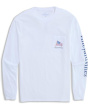 Vineyard Vines Мужская футболка с длинным рукавом, украшенная блестящим морским флагом