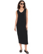 V-Neck Full Length Oval Dress
