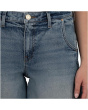 Hailey High-Rise Bermuda-Basic Raw Hem